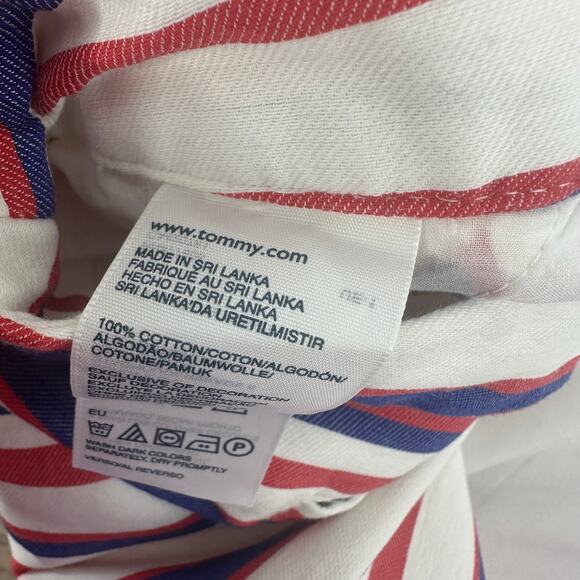 Tommy Hilfiger Striped Skirt Size 10 Red White Blue Patriotic Fourth Of July USA - Picture 6 of 6